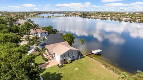 a view of a city and lake