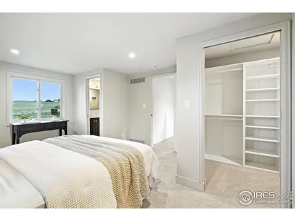 a view of an ocean from a building