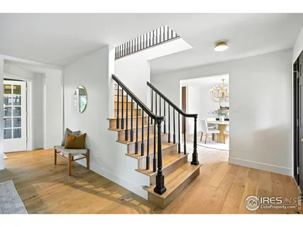 a view interior of a house with wooden floor