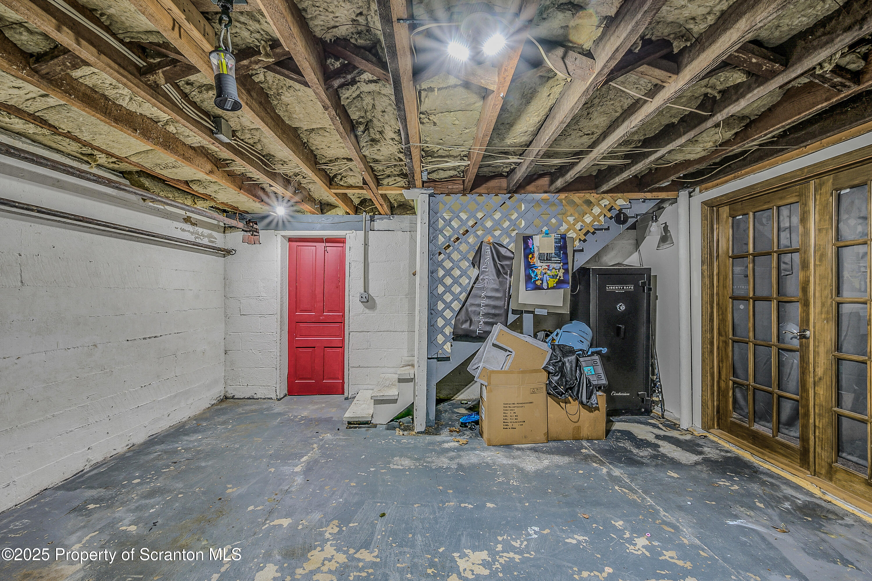 723 Chestnut Street Eynon, PA 18403 - Photo 31 of 34 a view of a room with wooden walls