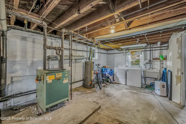 a view of storage and utility room