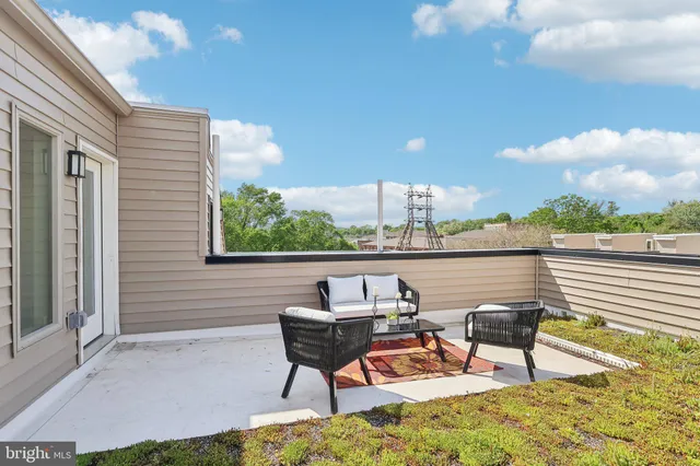 a view of a house with a patio