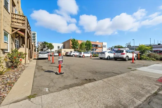 a view of the street