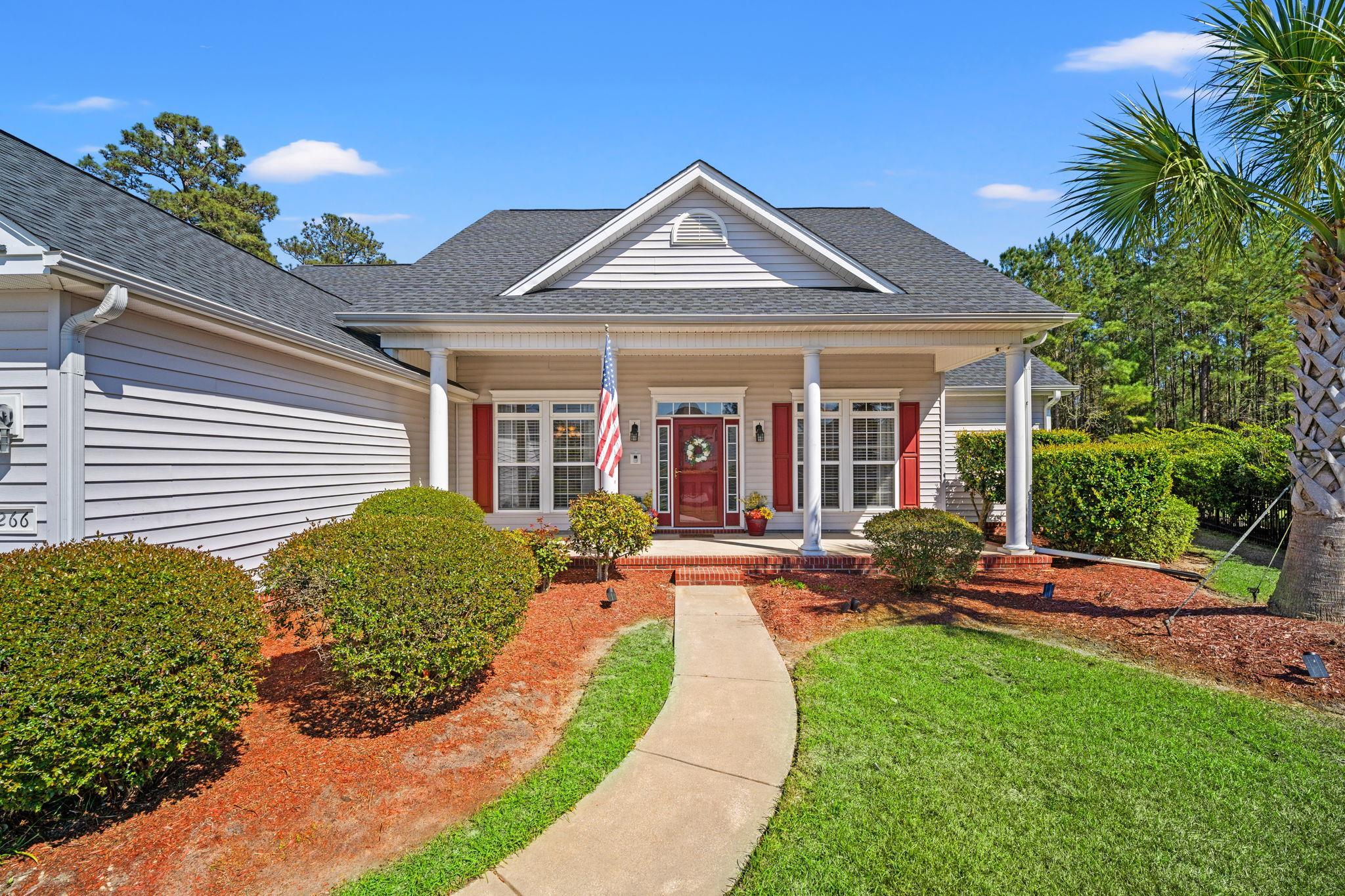 266 Laurel Bay Drive Murrells Inlet, SC 29576 - Photo 2 of 40 Inviting Front Walkway & Covered Porch 30x8