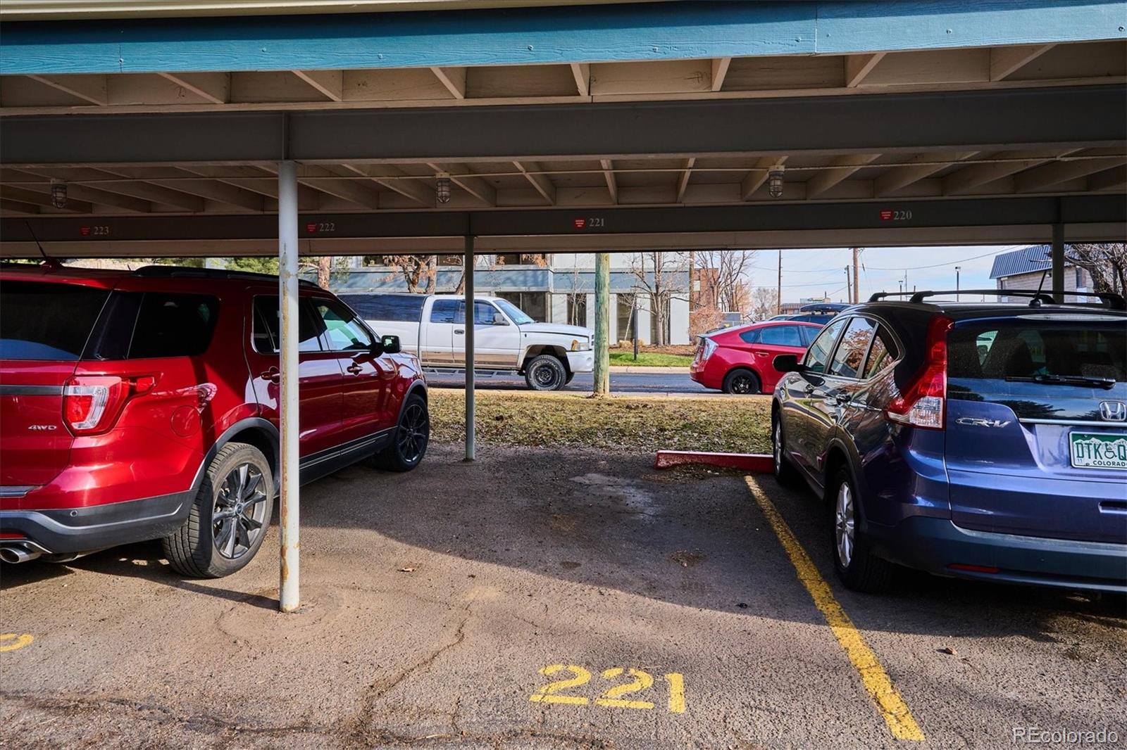 5770 East Warren Avenue, Unit 305 Denver, CO 80222 - Photo 23 of 24 a view of a cars parking space