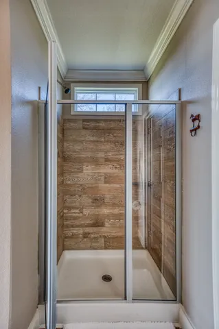 a view of a lake with a yard