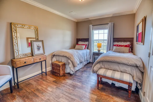 a view of a yard with an outdoor space