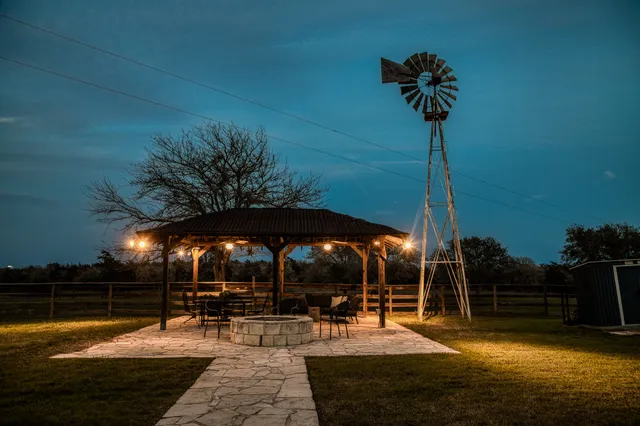 a view of a door of the house