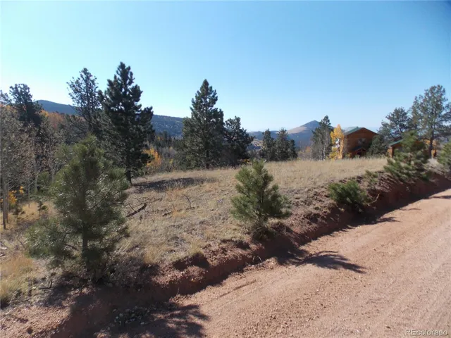 a view of a road with mountain view