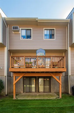 a front view of a house with balcony