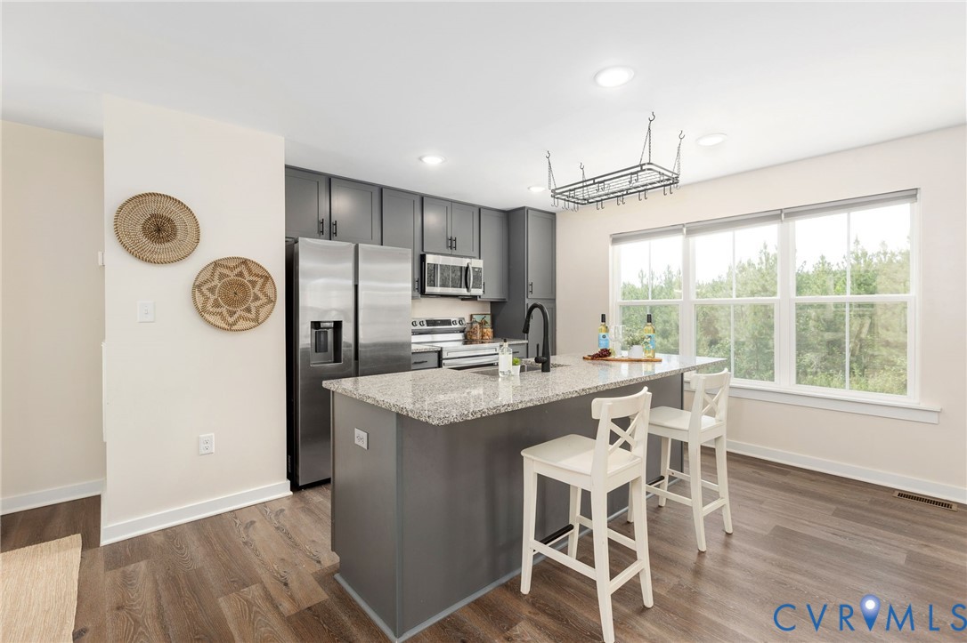 1775 West Old Mountain Road Louisa, VA 23093 - Photo 8 of 31 Modern kitchen with oversized island/ breakfast ba