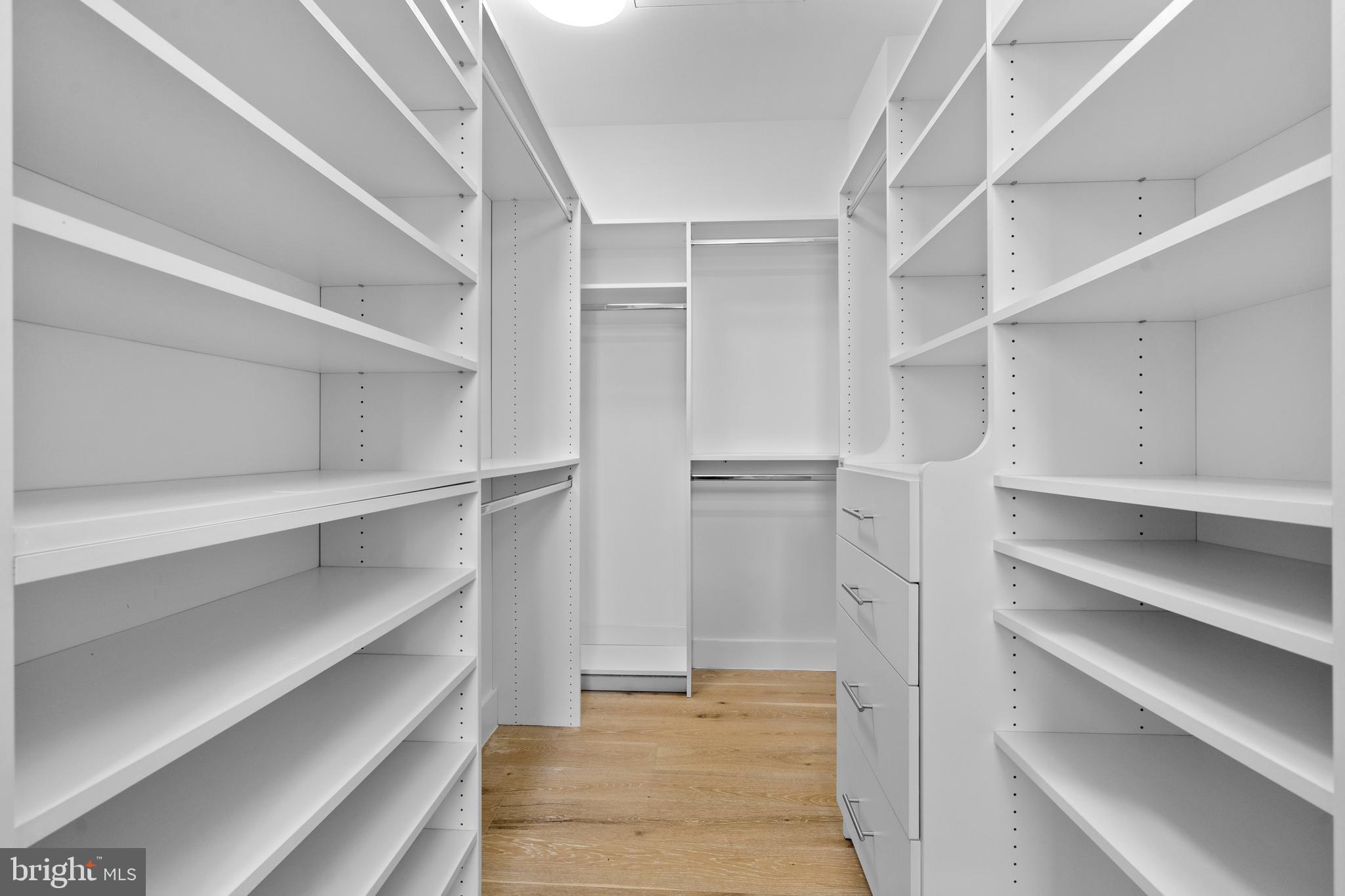 1324 E Street Southeast, Unit 201 Washington, DC 20003 - Photo 24 of 47 a view of walk in closet with empty racks