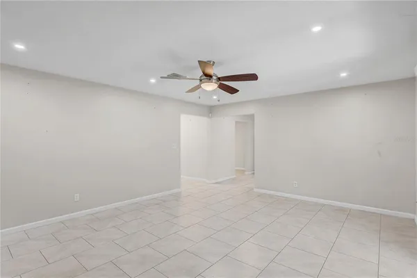 a view of an empty room