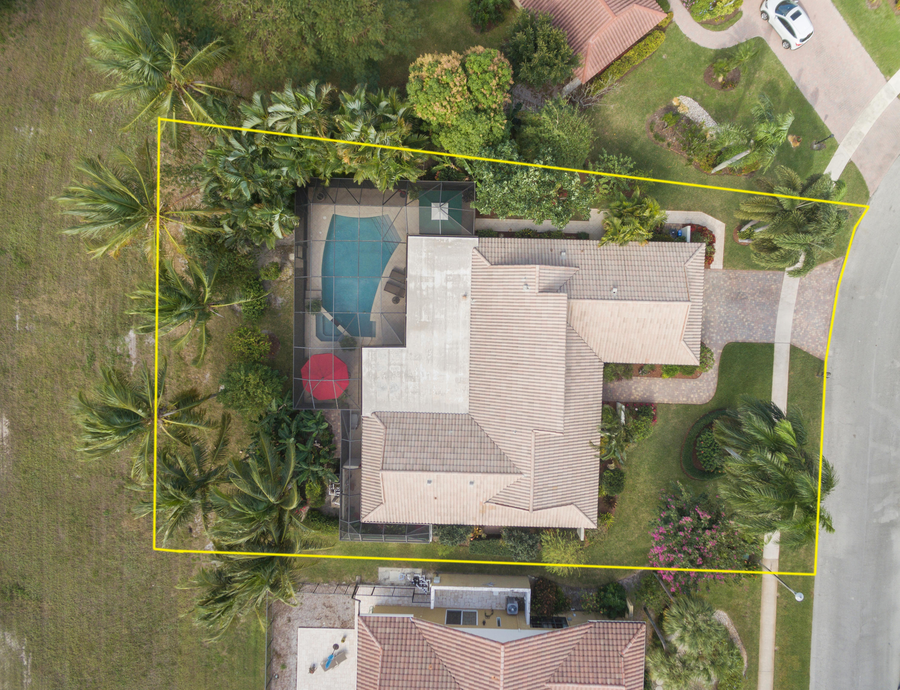 5291 Northwest 3rd Terrace Boca Raton, FL 33487 - Photo 47 of 53 AERIAL VIEW SHOWING LOT...