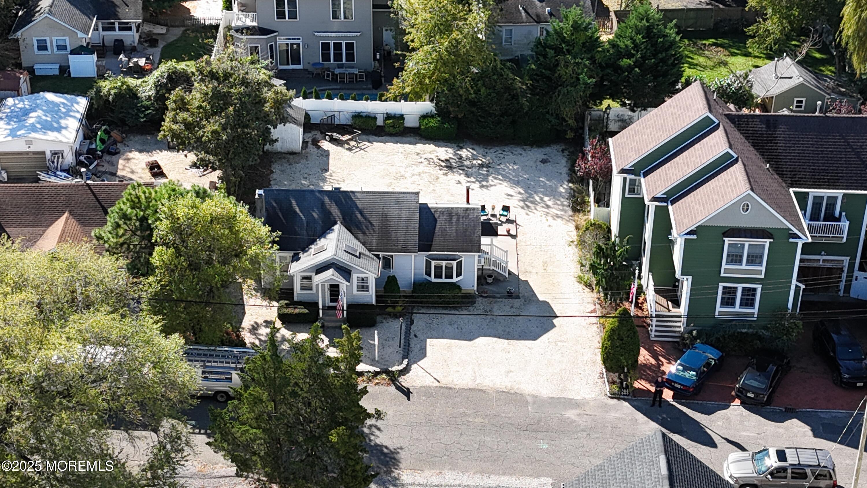 507 Riverside Drive South Brick, NJ 08723 - Photo 28 of 30 an aerial view of a house with garden space and sitting area