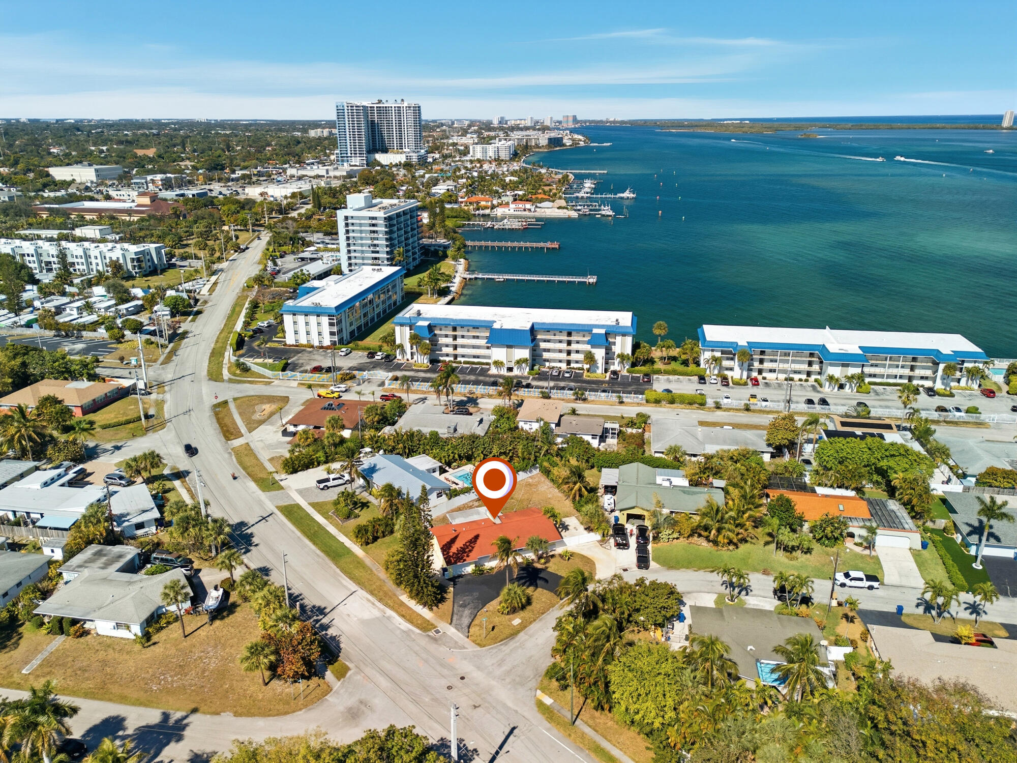 301 Wilma Circle Riviera Beach, FL 33404 - Photo 24 of 35 an aerial view of a city