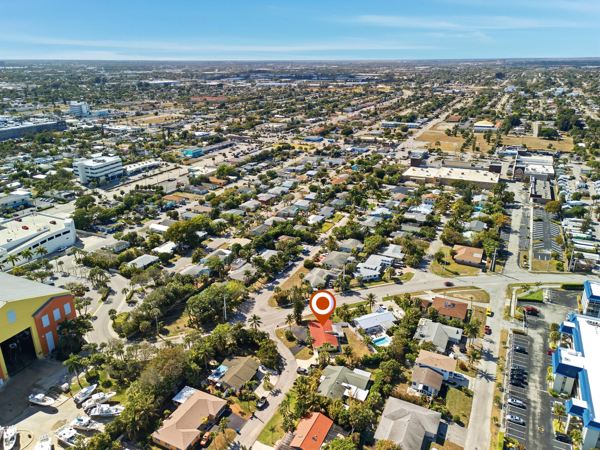 301 Wilma Circle Riviera Beach, FL 33404 - Photo 27 of 35 an aerial view of multiple house