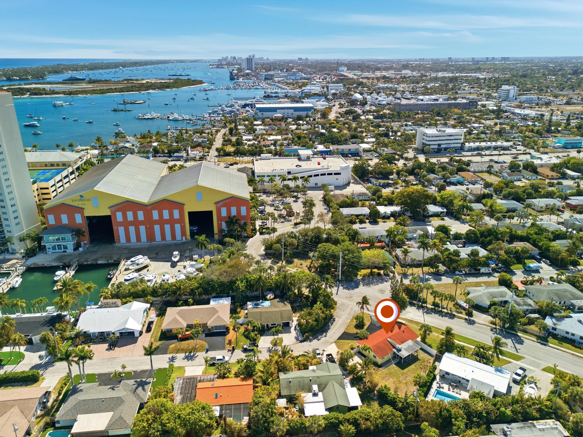 301 Wilma Circle Riviera Beach, FL 33404 - Photo 29 of 35 an aerial view of multiple house