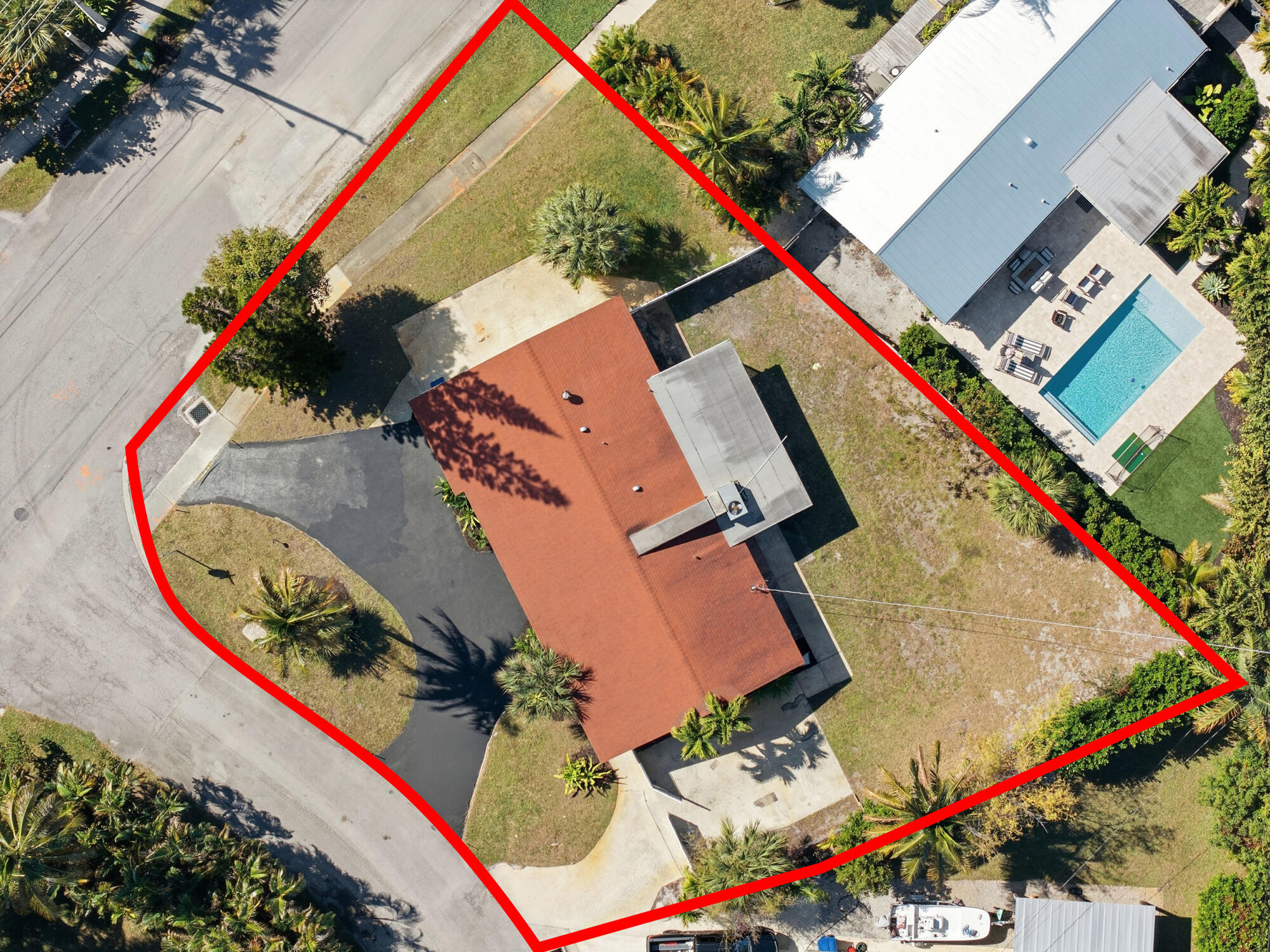 301 Wilma Circle Riviera Beach, FL 33404 - Photo 33 of 35 an aerial view of a house