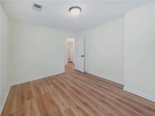 wooden floor in a room