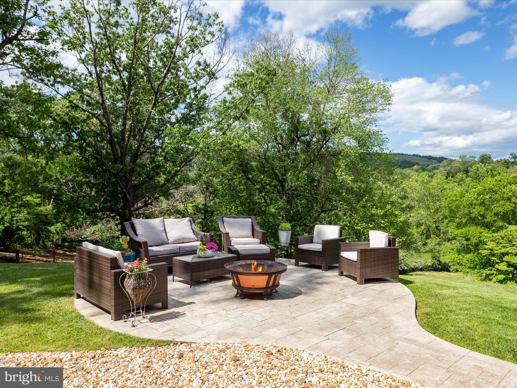 1439 Fiery Run Road Linden, VA 22642 - Photo 27 of 49 stamped patio