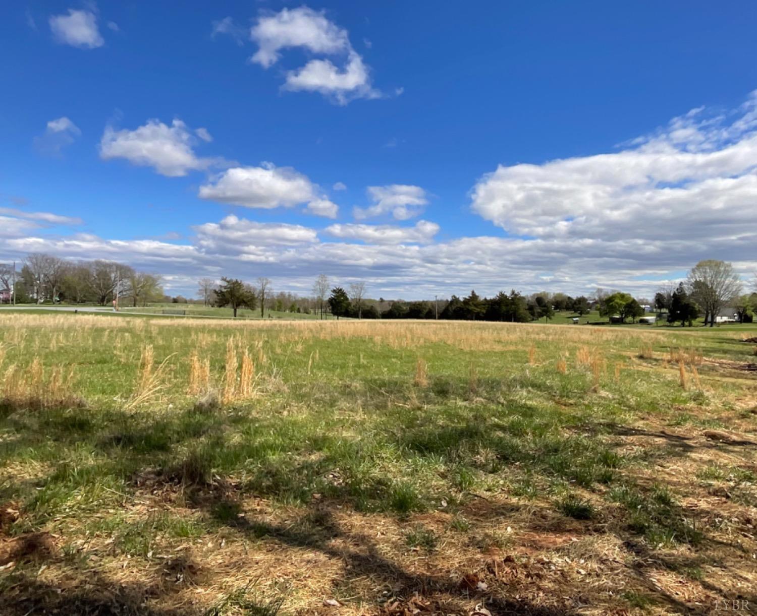 3 Falling Creek Road Bedford, VA 24523 - Photo 6 of 9 Right Front Corner of Open Area on Lot 3. This lot is a Corner Lot with Open Space and Wooded Acreage as well