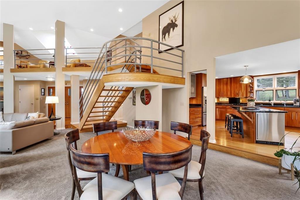 369 Maple Lane Canonsburg, PA 15317 - Photo 12 of 50 a view of a dining room with furniture and a chandelier