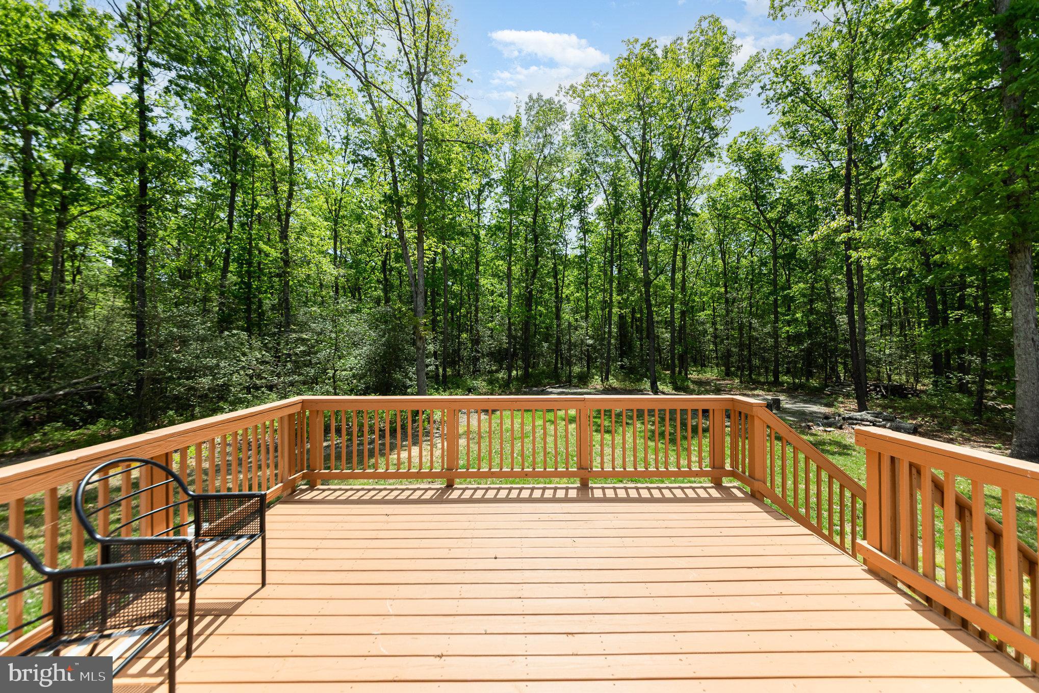 7464 Cedar Fork Road Ruther Glen, VA 22546 - Photo 20 of 24 a view of deck with a large trees