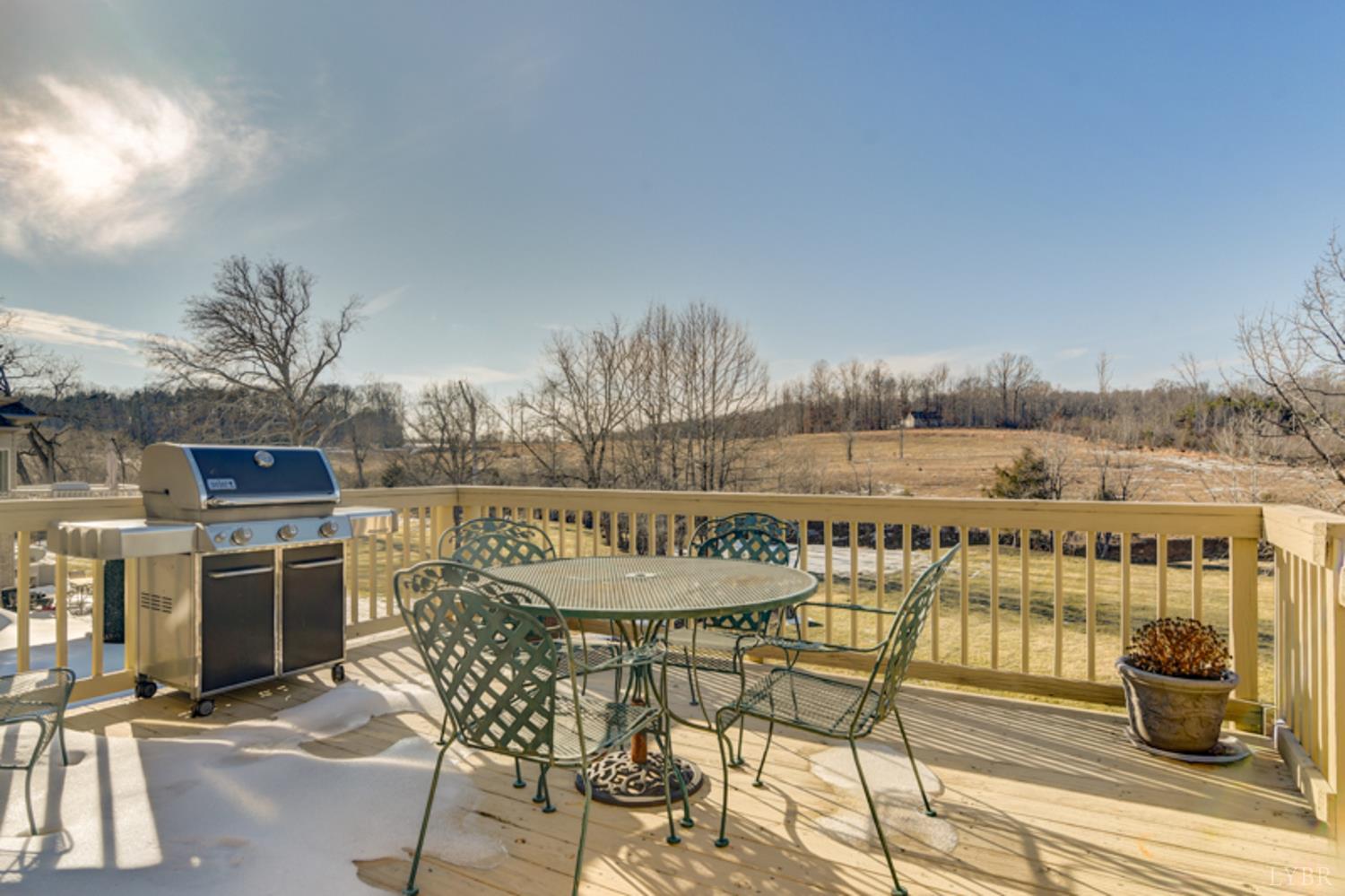 2003 Colby Drive Forest, VA 24551 - Photo 55 of 69 Relax on the main level deck overlooking pristine back yard, with creek, serene setting.