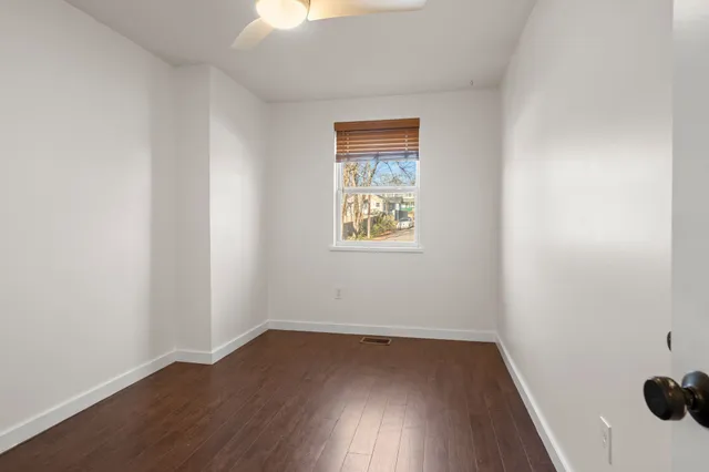 wooden floor in an empty room