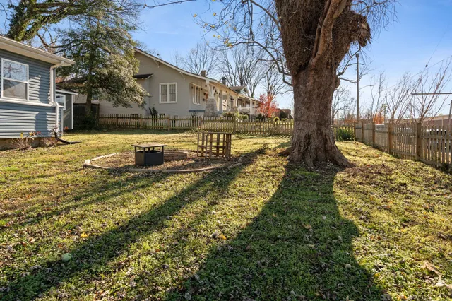 a view of swimming pool with a yard
