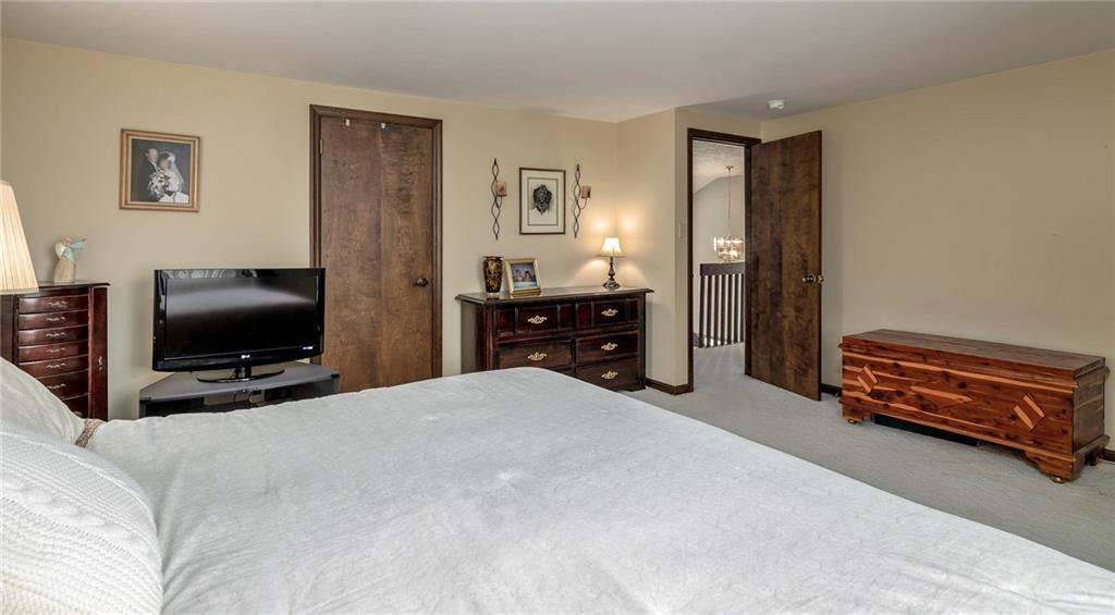 104 Yorktown Road Canonsburg, PA 15317 - Photo 21 of 25 The master bedroom has a private bath and walk-in closet...