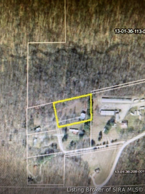 6024 Little Patoka Road Taswell, IN 47175 - Photo 4 of 33 Overhead view of 6024 Little Patoka Rd.