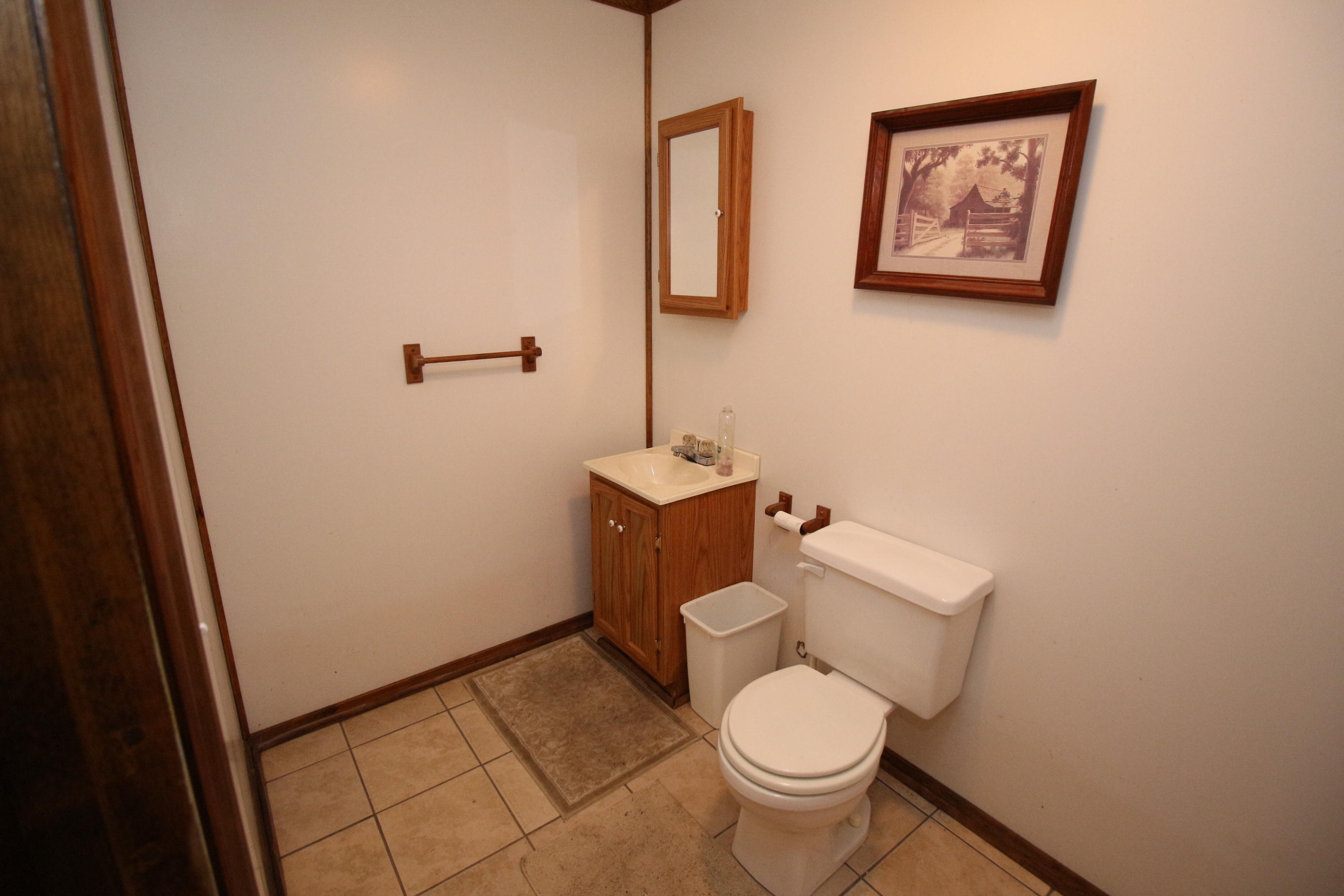 2785 Quarles Road Thaxton, VA 24174 - Photo 22 of 37 a white toilet sitting next to a bathroom sink