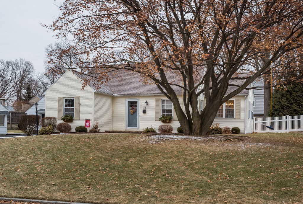 75 Pilgrim Road Springfield, MA 01118 - Photo 2 of 30 a front view of house with yard and trees around