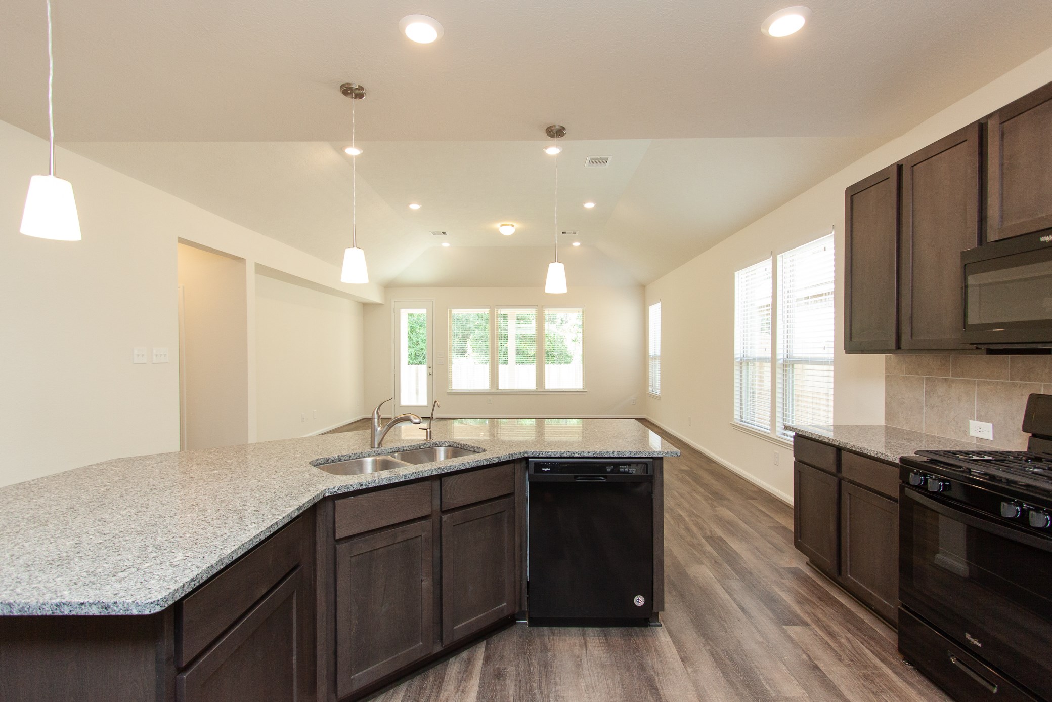2011 Parnevik Place Conroe, TX 77304 - Photo 17 of 37 This is the view from the refrigerator. As you can see you have lots of space for entertaining.