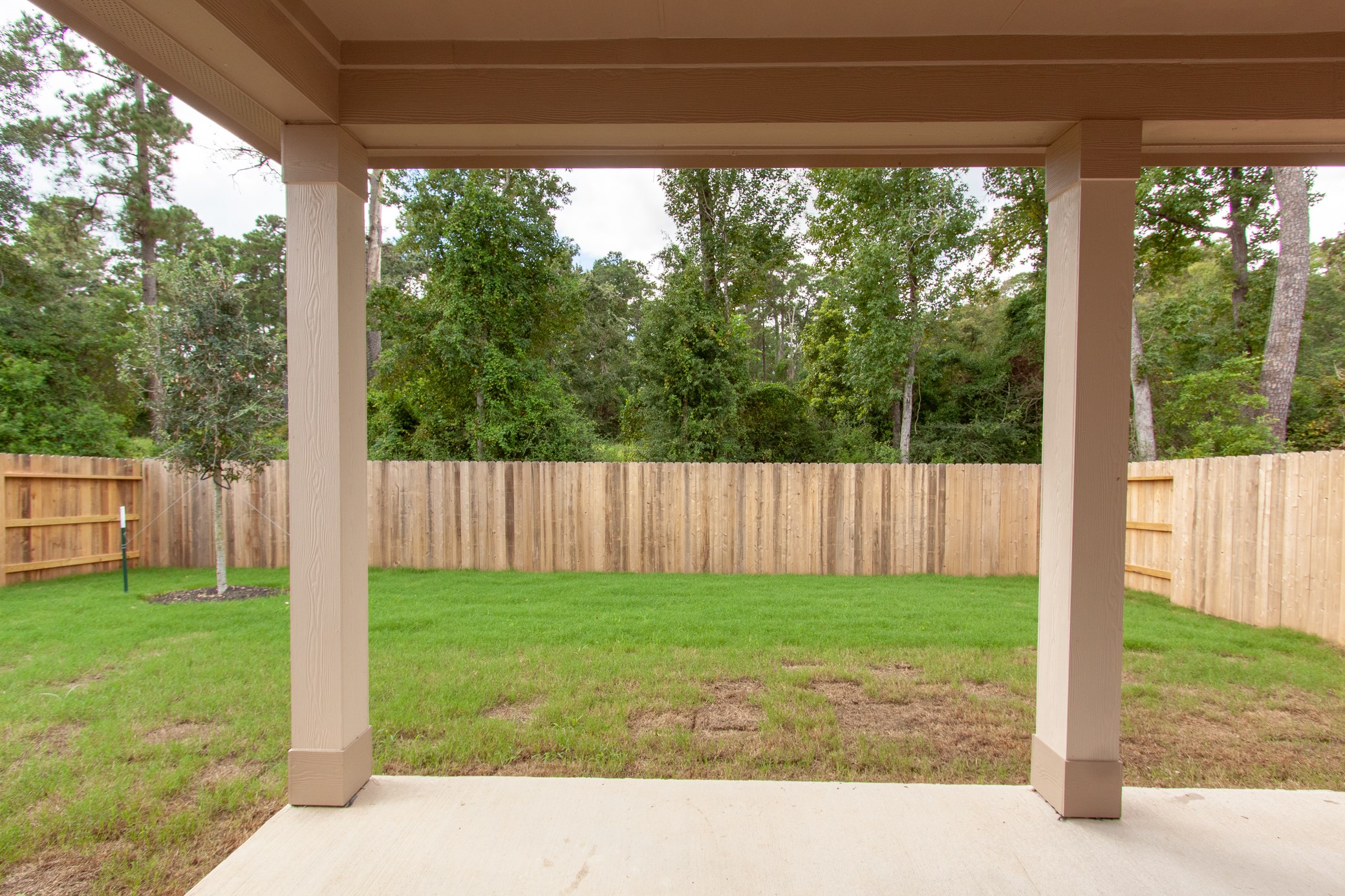 2011 Parnevik Place Conroe, TX 77304 - Photo 34 of 37 The view from the patio and large backyard.