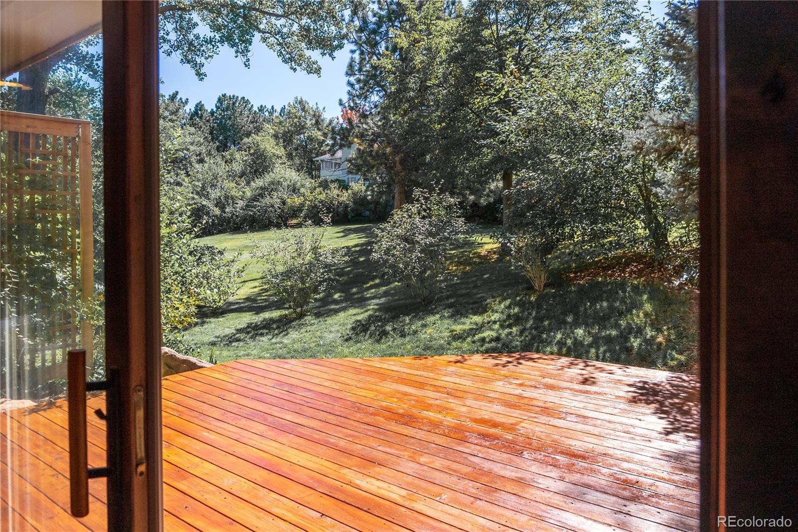 2464 Powderhorn Lane Boulder, CO 80305 - Photo 38 of 40 a view of a yard from a balcony