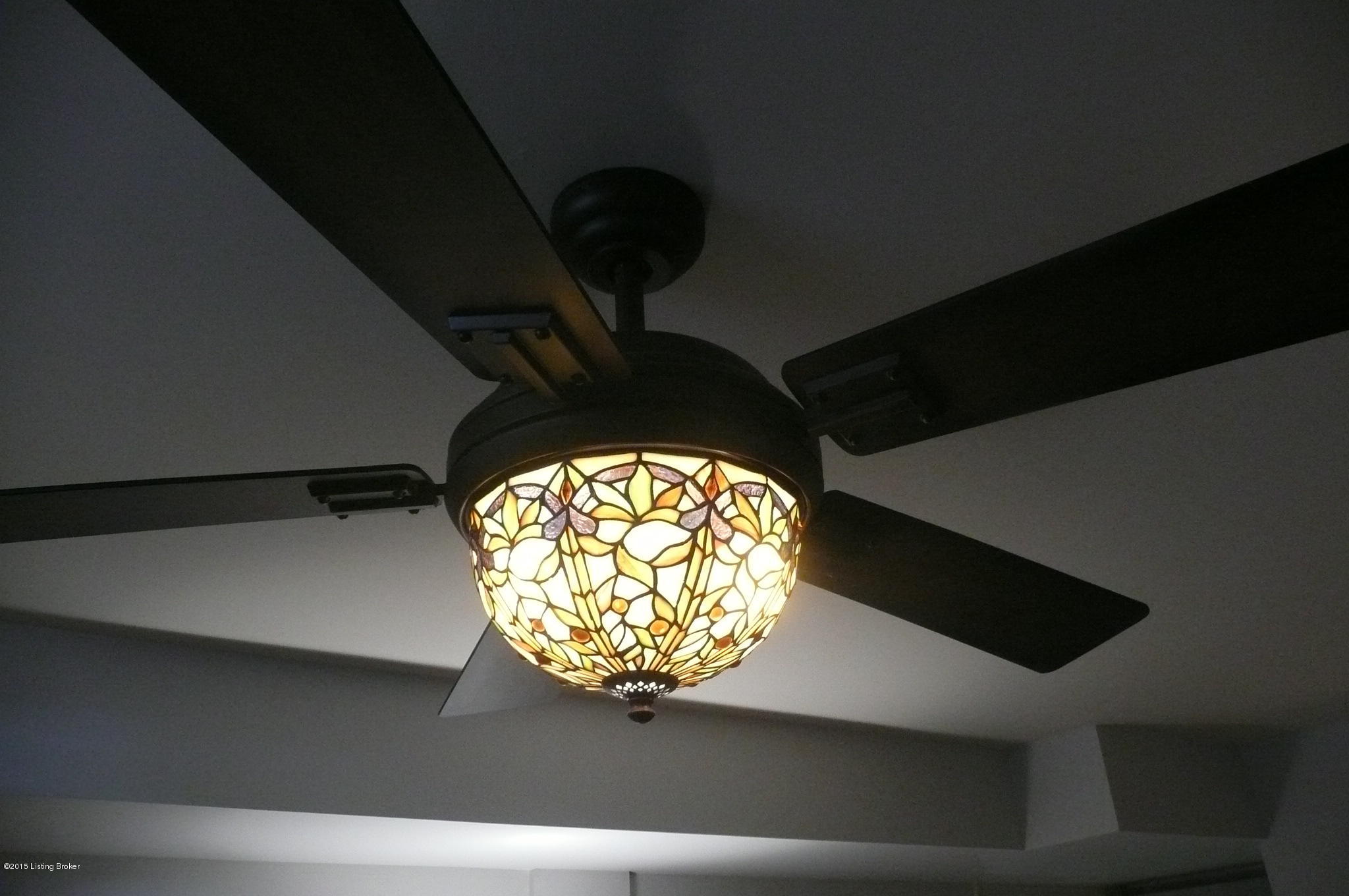 3607 Trail Ridge Road Louisville, KY 40241 - Photo 42 of 61 Stained Glass lit ceiling fan