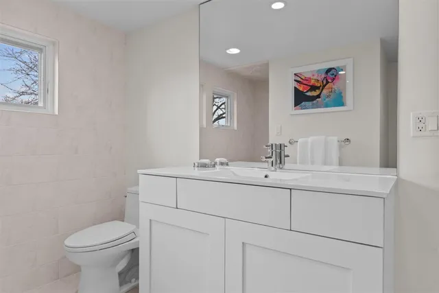 a view of a patio with furniture and backyard