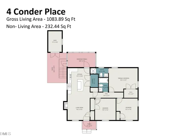 $283,000 | 4 Conder Place, Durham, NC 27703