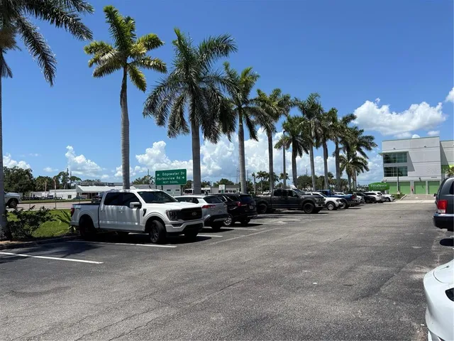 a car parked in front of a building
