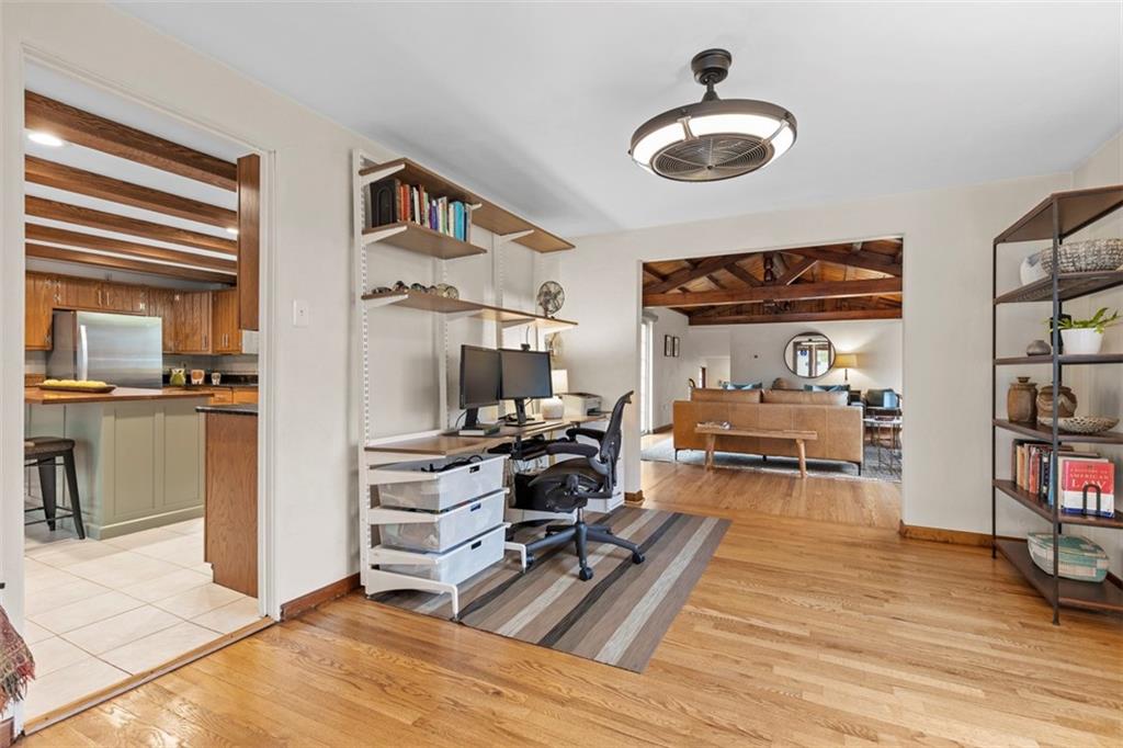 85 Lambeth Drive Pittsburgh, PA 15241 - Photo 19 of 47 a living room with furniture and a fireplace