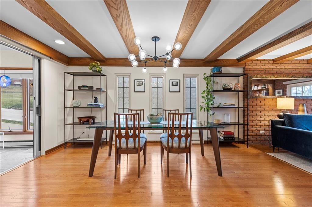 85 Lambeth Drive Pittsburgh, PA 15241 - Photo 9 of 47 a view of a dining room with furniture and wooden floor