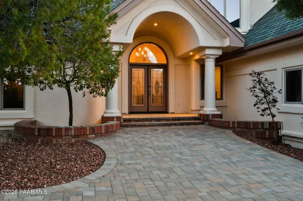 a view of a entryway door of the house