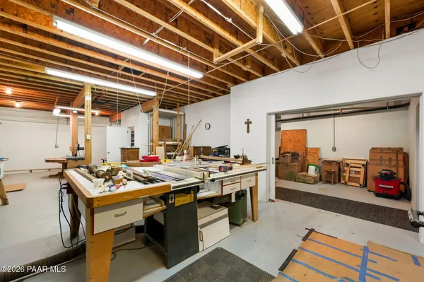 a view of a city with mountains in the background