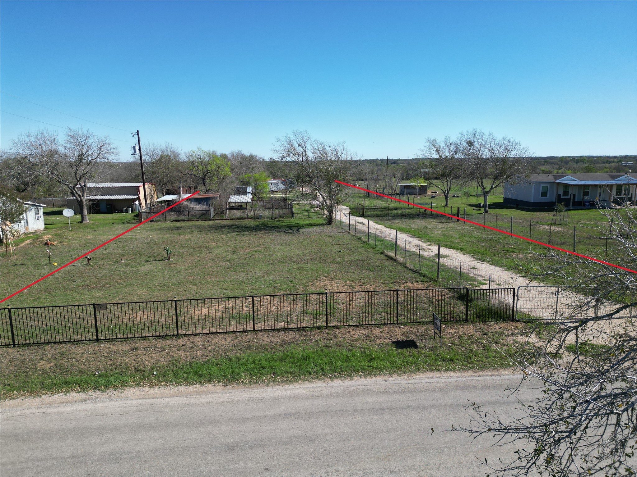 Tbd Taylorsville Road Dale, TX 78616 - Photo 3 of 8 a view of a garden with houses