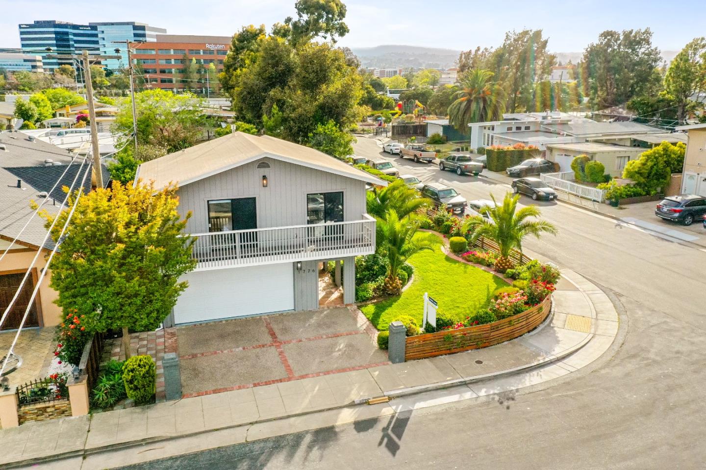 1776 Rex Street San Mateo, CA 94403 - Photo 30 of 46 a view of a house with a yard and potted plants