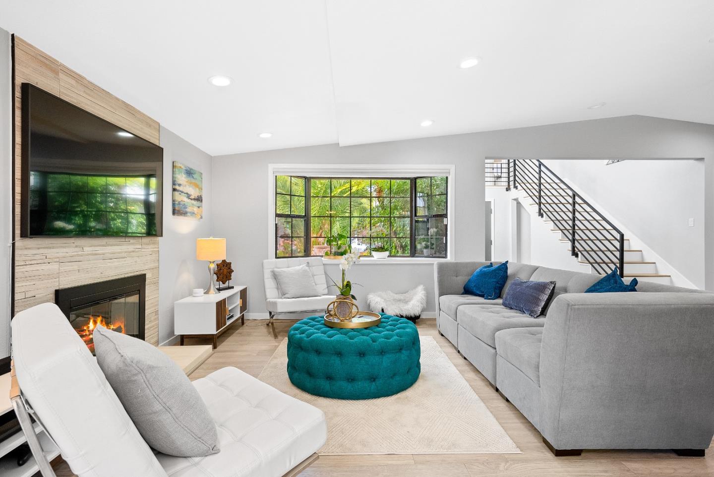 1776 Rex Street San Mateo, CA 94403 - Photo 33 of 46 a living room with furniture fireplace and window