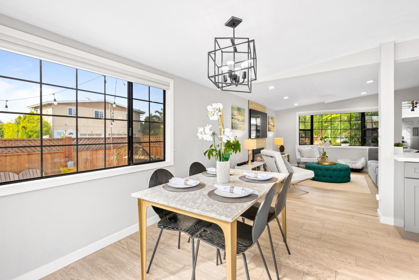 1776 Rex Street San Mateo, CA 94403 - Photo 36 of 46 a view of a dining room with furniture window and outside view